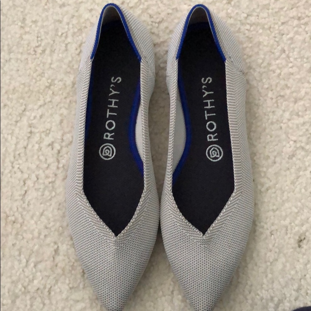 Rothy’s The Point Flax color 8.5